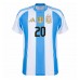 Pánský Fotbalový dres Argentina Alexis Mac Allister #20 Copa America 2024 Domácí Krátký Rukáv